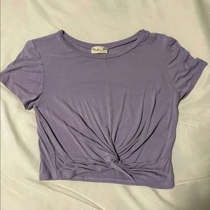 Purple knot crop top. 💜💟🦄